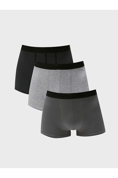 LC Waikiki Standard Mold Flexible Fabric Ανδρικό Boxer 3 τεμαχίων