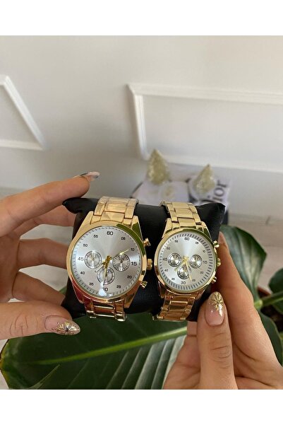 ÇENÇEN Çift Saatleri Trend Moda Çelik Sevgili Kol Saatleri