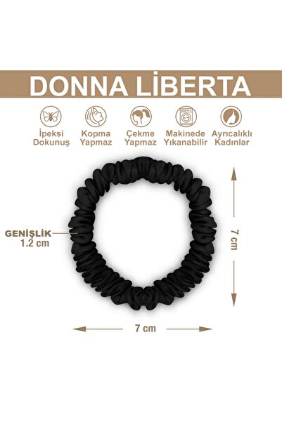 Donna Liberta Women's Mediterranean Colors 3-Piece Gathered Wrist Satin Buckle Bestseller Satin Scrunchie