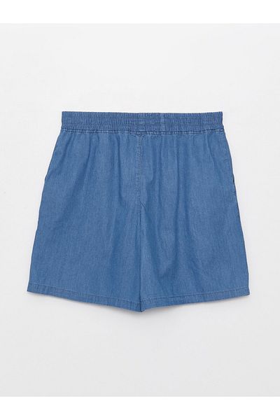 LC Waikiki Wygodne, formowane damskie spodenki jeansowe z elastyczną talią
