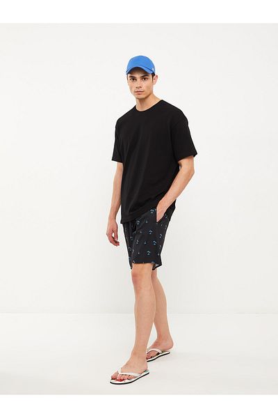 LC Waikiki Knielange gemusterte Seeshorts für Herren