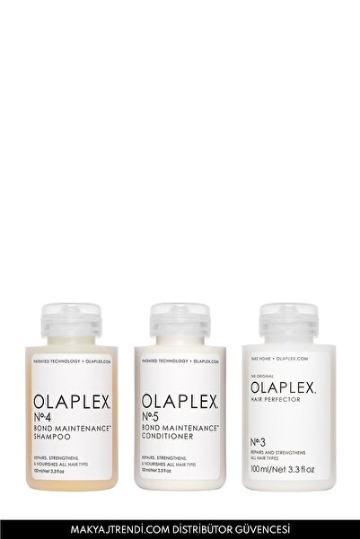 Olaplex Bond Maintenance System Travel Trio - Bağ Güçlendirici & Saç Kusursuz...