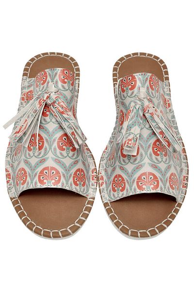 Dogo Women's Vegan Leather Multicolored Slippers - Carnation Design