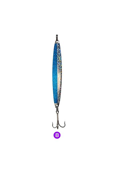 Oskar Blue Fox 10 cm 3 Gr Fishing Spoon Bait - Spoon Blue Fox
