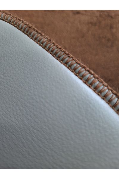 Bonny Home Ultrasoft Plain Brown Σετ 2 χαλιών μπάνιου Αντιολισθητικό σετ τουαλέτας που πλένεται με βάση το δέρμα