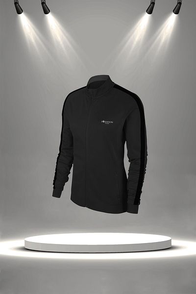 POSEIDON STORM Plus Size Black Supra Combed Cotton Tracksuit - Comfortable Running and Hiking Set (4XL-1)