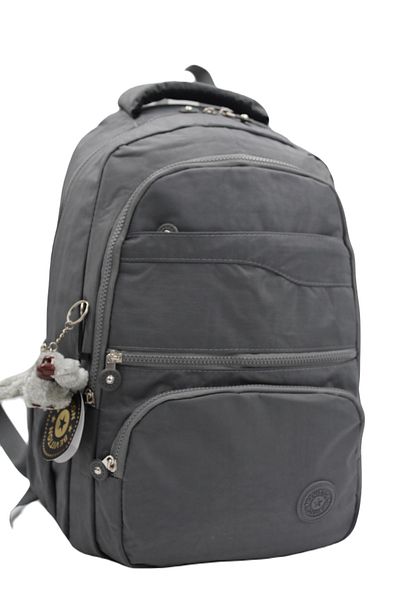 Bevitton Σακίδιο πλάτης Unisex γκρι 2400, ανθεκτικό στο νερό, τσαλακωμένο ύφασμα