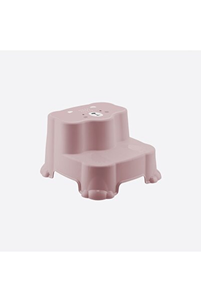 BlackBird Home Çocuk Taburesi 2 Basamaklı Kaymaz Yüzey Tabanlı Pembe
