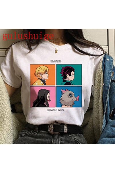 GALASHOP Kimetsu No Yaiba تي شيرت كارتوني مضحك Mod37