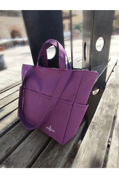 JANJAN Women's Handbag Purple Color