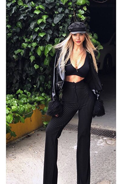 Rabury Butik Black Lycra Trousers