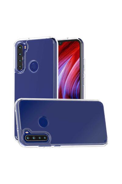 ZM STORE غلاف هاتف Xiaomi Redmi Note 8 بحواف ممتصة للصدمات وغطاء خلفي شفاف عا...