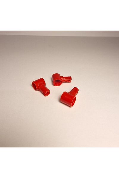 LEGO Original Technic Moc Custom Accessory Red Pin with Pin Holes in the Middle 4 Pieces to Ship
