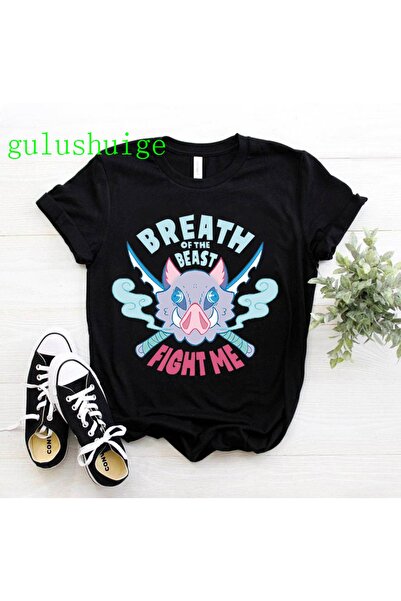 GALASHOP Kimetsu No Yaiba تي شيرت كارتوني مضحك Mod00