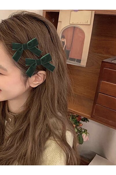 CSR AKSESUAR 2 komada svilenog baršunastog seta sa mašnom i kopčom