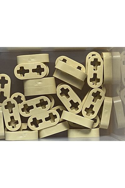 LEGO Technic Moc Custom Accessory - Liftarm 1 X 2 Thin, Tan 4 Pieces