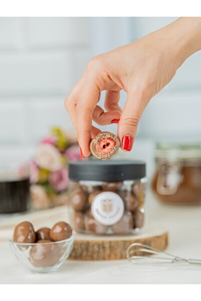 Antep Pazarı Çikolata Kaplı Çilek Draje (freeze Dried Çilek) 125 Gr