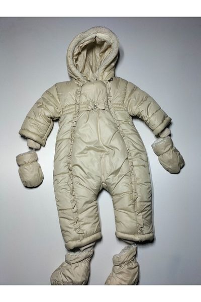 coppa kids Cosmonaut with Doorman - Double Zipper Baby with Stones on the Front and Ribbons