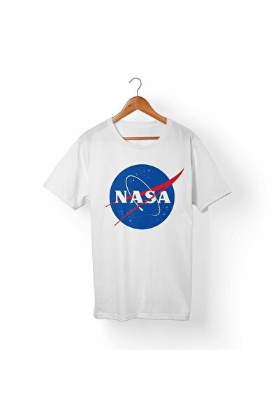 GALASHOP Nasa Beyaz Tişörtt