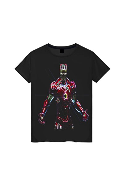 GALASHOP Iron Man Digital Baskılı Tişörtü
