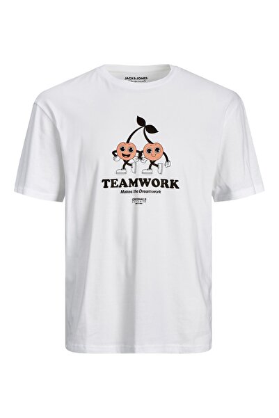 Jack & Jones Γραπτό κοντομάνικο T-Shirt- Toonie