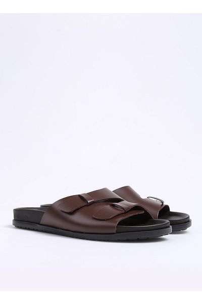 Fabrika Men's Brown Slippers