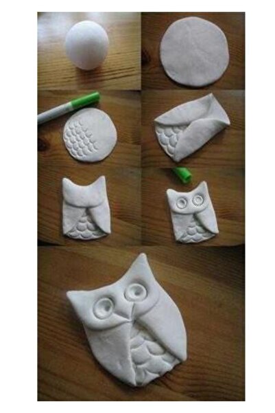 Südor 5 Adet Hava Ile Kuruyan Seramik Kil Hamuru 500 Gr Beyaz