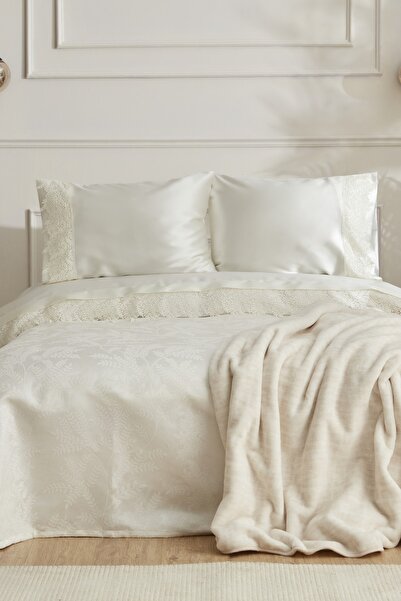 Karaca Home Tuğçe 6 Parça Çeyiz Seti Ekru