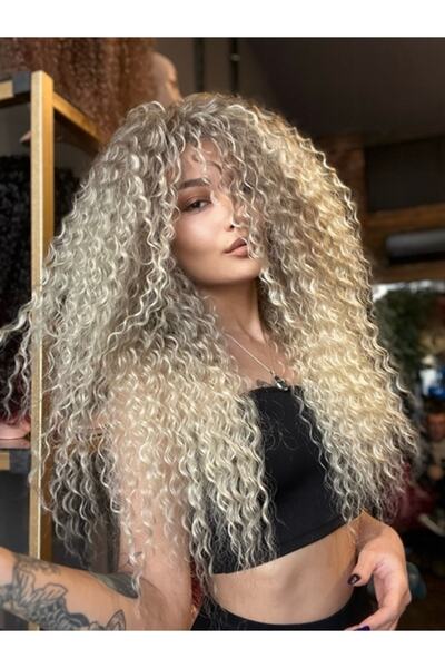 Suzan Peruk Afro Dalga El Yapımı Peruk