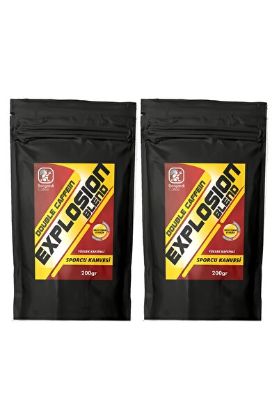 Bongardi Coffee Explosion Blend Yüksek Kafeinli Kahve 2x200g Koyu Kavrulmuş (...