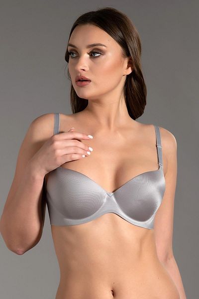 cotonhause Γυναικείο σουτιέν Lotus Laser Cut Supported Underwire Grey σουτιέν 336040