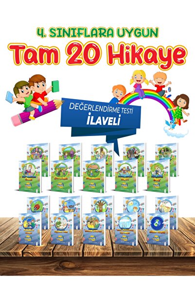 Üçgen Yayınları 4.sınıflara Uygun Öğretmen Tavsiyeli Okumayı Sevdiren 20'li H...