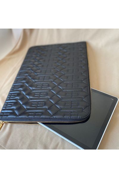 Adalinhome Τσάντα Tablet Clutch από γνήσιο δέρμα Sermio