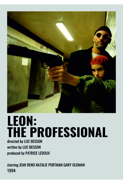 fırsatlar diyarı Leon: The Professional Film Info Card Bilgi Kartı Duvar Posteri