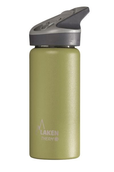 LAKEN 18/8 Steel Summit Thermos Bottle 0.50l - Khaki Lktj5k