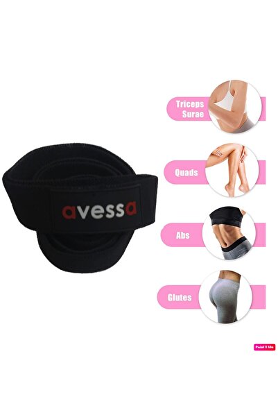 AVESSA Lpb-300 Örme Güç Bandı Kalça Ve Bacak Güçlendirici Esneklik Kazandırıc...