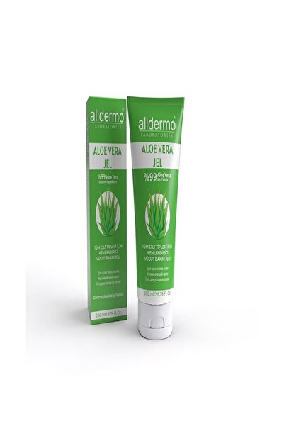 Alldermo Tüm Ciltler Için Nemlendirici Aloe Vera Jel 200 Ml