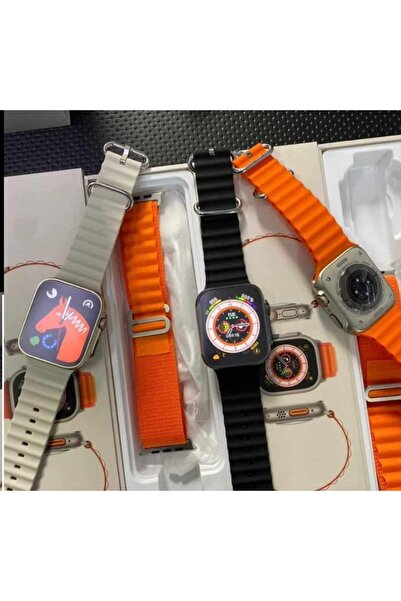 Urfakent Plus Akıllı Saat Turuncu Çift Kordon