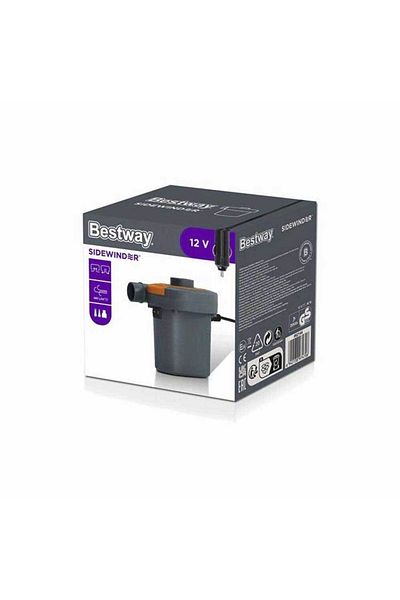 BESTWAY 62144 Sidewinder DC 12V Cigarette Lighter Pump for Vehicle