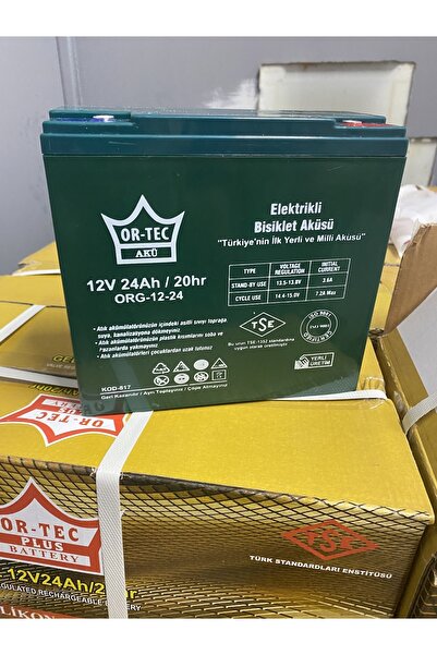 ORTEC 12v 24ah Dik Jel Akü Mayıs 2023 Tarihli