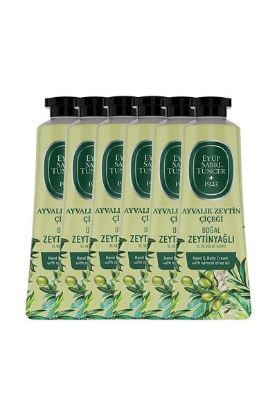 Eyüp Sabri Tuncer Ayvalık Olive Flower Cream - Hand and Body, 50ml x 6