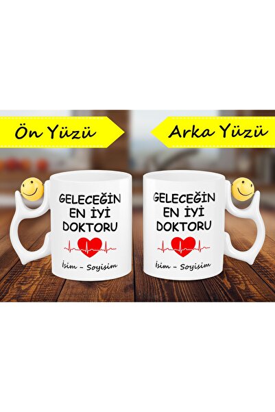 lenostra Geleceğin En Iyi Doktoru Yazılı - Kişiye Özel Kupa - Tıp Öğrencisine...