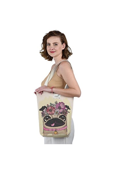 Cotto Shoes Geantă imprimată cu gusetă din pânză
