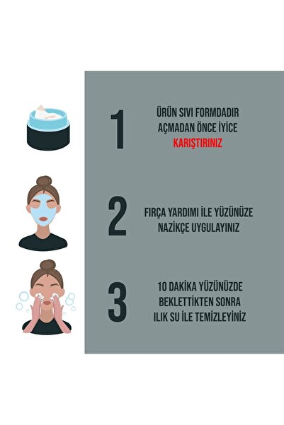 nowy Zombie Mask Derinlemesine Temizlik, Cildi Matlaştırır, Ince Çizgi Ve Kırışıklık Karşıtı 100ml