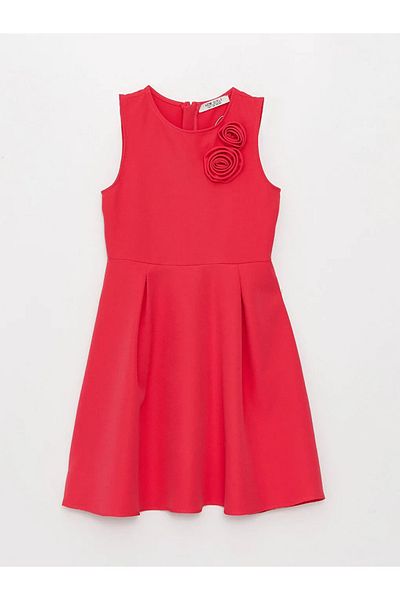 LC Waikiki Lcw Kids Crew Neck Girl's Dress
