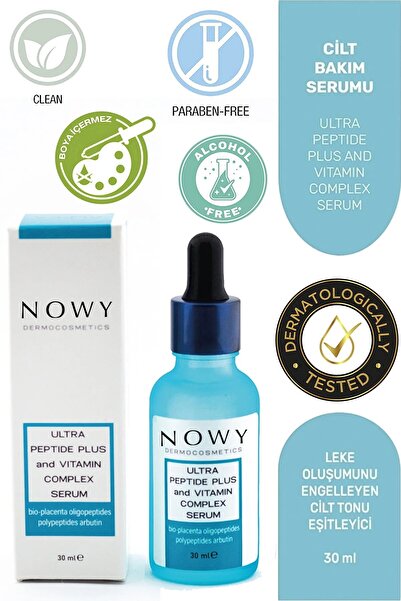 nowy Arbutin Hyaluronic Acid Leke Oluşumun Engelleyen Cilt Tonu Eşitleyici Cilt Bakım Serumu 30ml