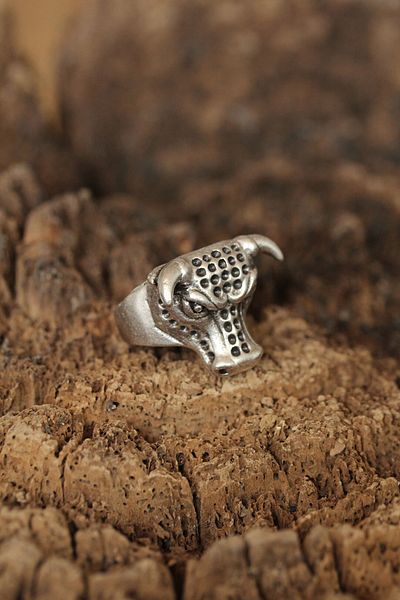 E-More Taurus Model Adjustable Men's Ring