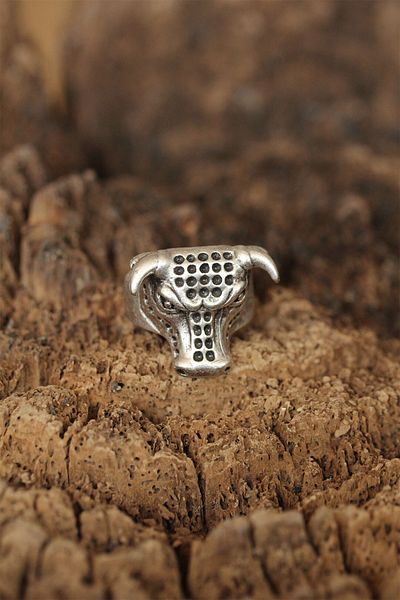 E-More Taurus Model Adjustable Men's Ring