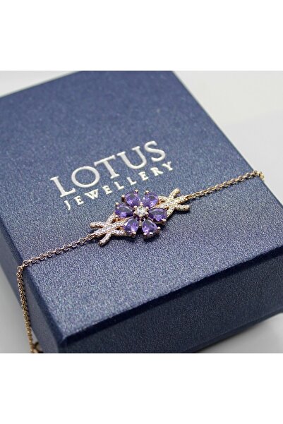 LOTUS JW Unutma Beni Çiçeği Bileklik | 925 Ayar Gümüş Bileklik
