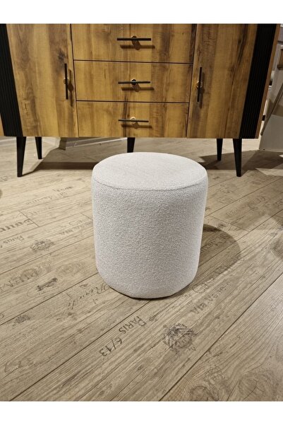 Natura Home Natura Puf Kırık Beyaz - Orta